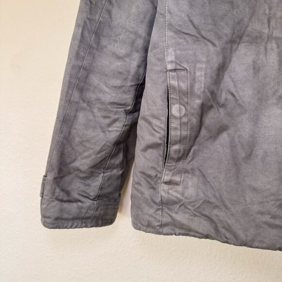 Armani Exchange Padded Bomber Jacket S Gray coat outerwear puffer - Picture 3 of 10